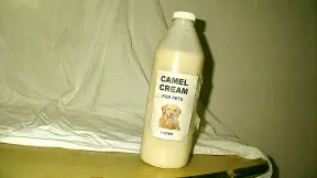 CAMEL CREAM FOR PETS — pet bottle